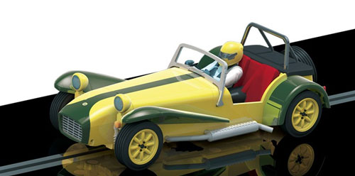 SCALEXTRIC Lotus 7 classic yellow-green